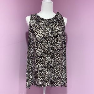Leopard asymmetrical Vince Camuto blouse